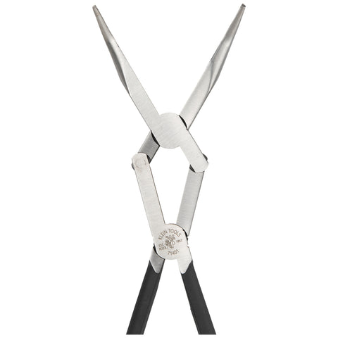 Klein 71401 Bent Pliers, Long Reach, 13 in. - Ace Tool Group - Klein