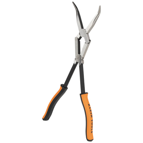Klein 71401 Bent Pliers, Long Reach, 13 in. - Ace Tool Group - Klein