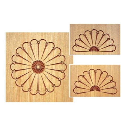 Cmt Rcs-801 Rosette Template Lg. Spanish - Ace Tool Group - CMT
