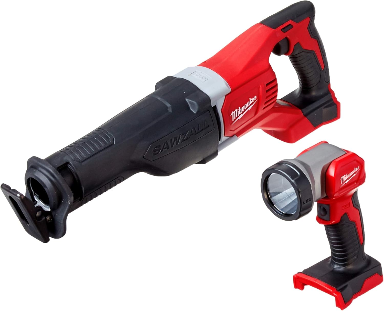 Milwaukee 2696-24 M18 COMBO CMPT HMR DR/SWZL/1/4 HEX IMP DR/LGT/CHGR KIT - Ace Tool Group - Milwaukee