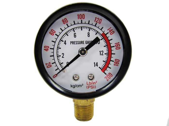 Rolair Ga0250200Gc 1/4 Inchnpt2 Inch 200Psi Bott Mnt Gauge