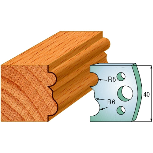 CMT 690.029 Pair of Profiled Knives for Shaper Cutters - Ace Tool Group - CMT