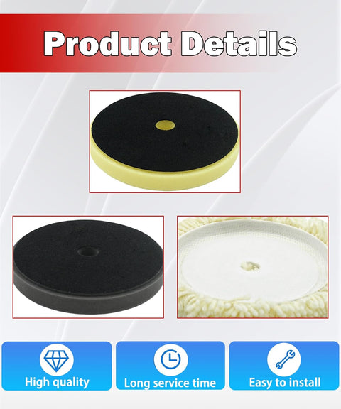 Milwaukee 49-36-2783 7" Black Foam Finishing Pad