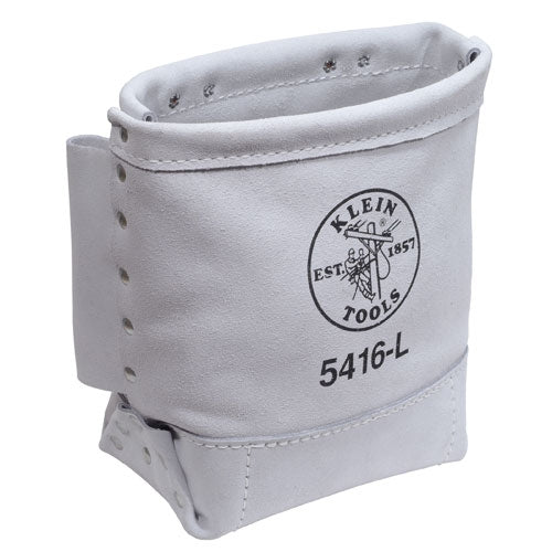 Klein Tools 5416L Bull-Pin and Bolt Bag - Leather with Tunnel Loop - Ace Tool Group - Klein
