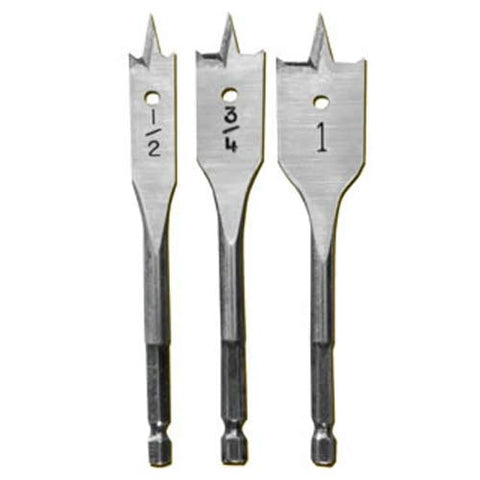 Irwin 87950 Speebor Blue Groove Spade Bit Set 3-Piece - Ace Tool Group - Irwin