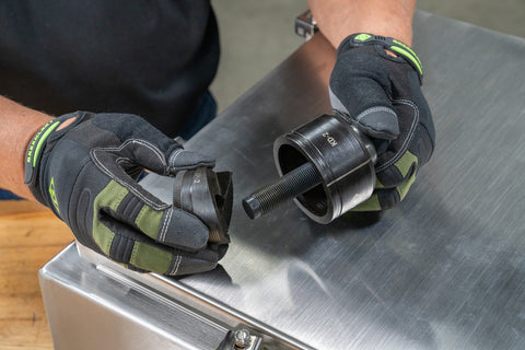 Greenlee 7238SB Knockout Kit with Ratchet and SlugBuster® 1/2" to 2" - Ace Tool Group - Greenlee