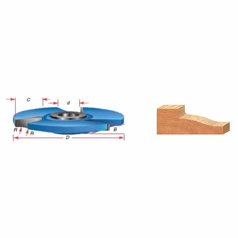Amana Tool Sc654 Ogee Panel Cutter - Ace Tool Group - Amana Tool