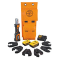 Klein BAT207T144H Cable Cutter/Crimper Kit, 4 Ah - Ace Tool Group - Klein