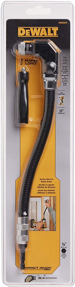 Dewalt Dwarafs 12In Rt Angle Flex Shaft - Ace Tool Group - DeWalt