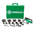 Greenlee 7310 11-Ton Hydraulic Knockout Kit with Hand Pump and Standard Round 1/2" - 4" - Ace Tool Group - Greenlee