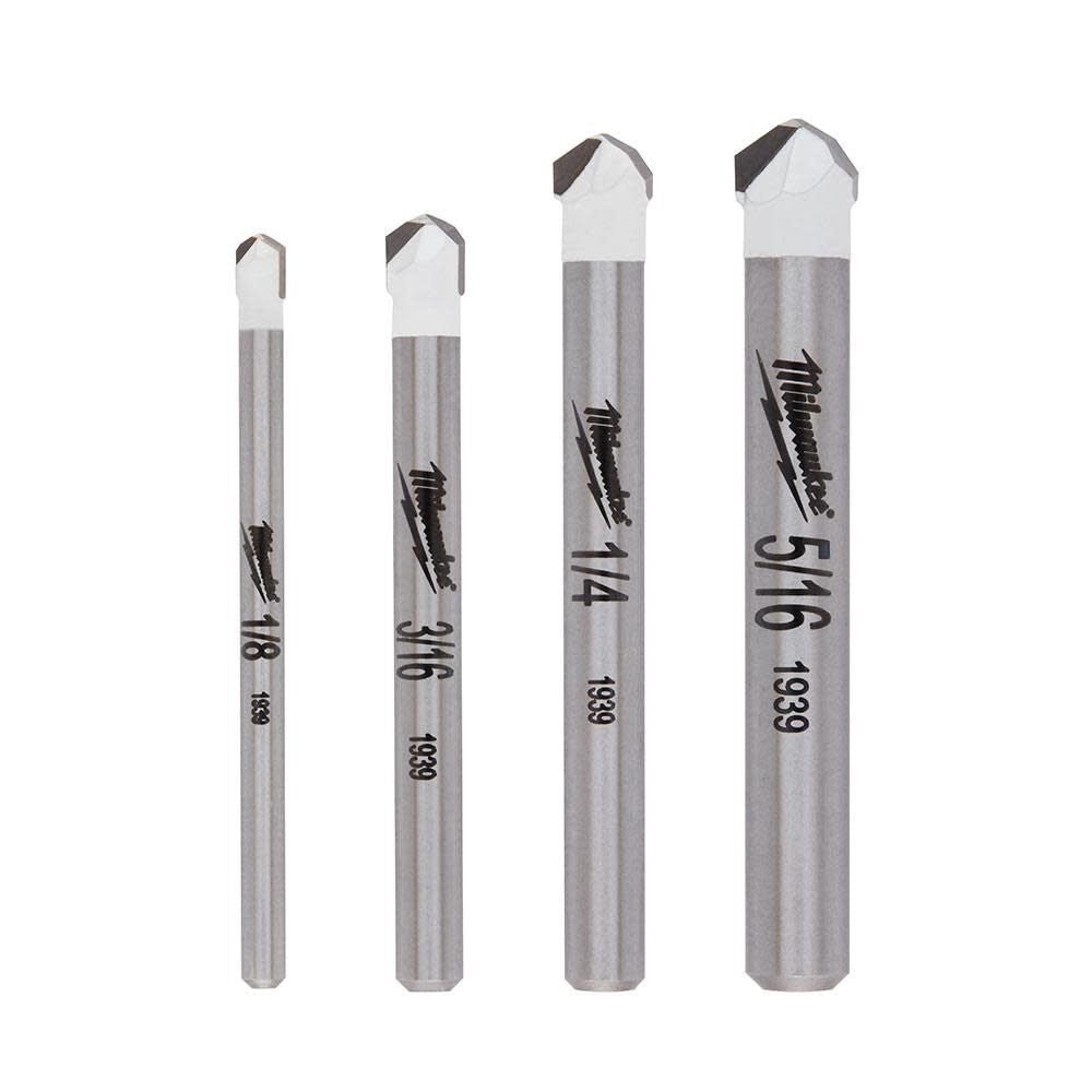 Milwaukee 48-20-8998 4PC  Natural Stone Bit Set - Ace Tool Group - Milwaukee