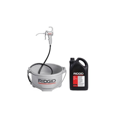 RIDGID 10883 Hand Held Oiler with One Gallon Premium Thread Cutting Oil - Ace Tool Group - Ridgid