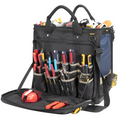 CLC PB1543 Tool Works 17" Molded Base Multi-Compartment Technician's Tool Bag - 54 Pocket - Ace Tool Group - CLC