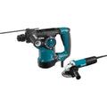 Makita HR2811FX 1-1/8 Inch Rotary Hammer SDS-Plus with 4-1/2 Inch Angle Grinder - Ace Tool Group - Makita
