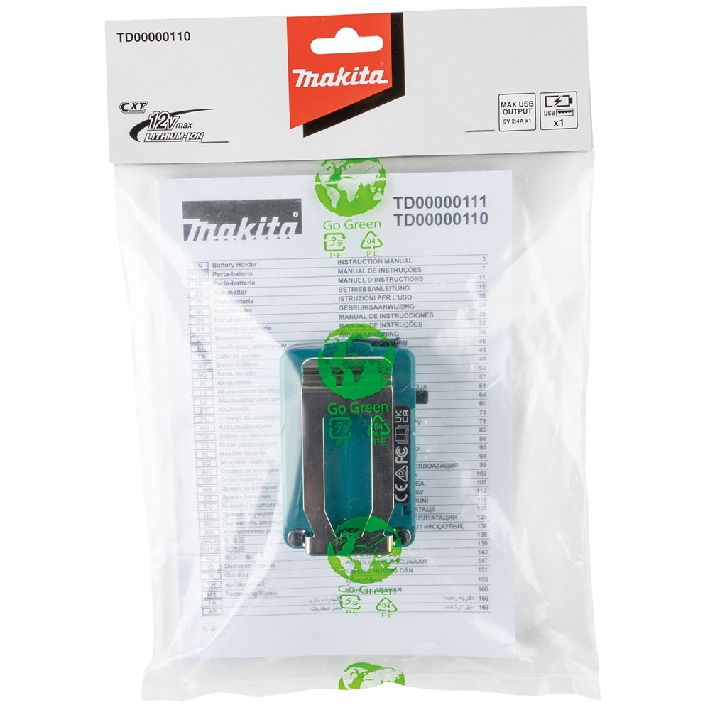 Makita TD00000110 12V max CXT Power Source - Ace Tool Group - Makita
