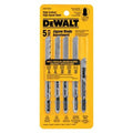 Dewalt Dw3795H 5-Piece Hcs/Hss Jig Saw Blade Set - T Shank (5) - Ace Tool Group - DeWalt