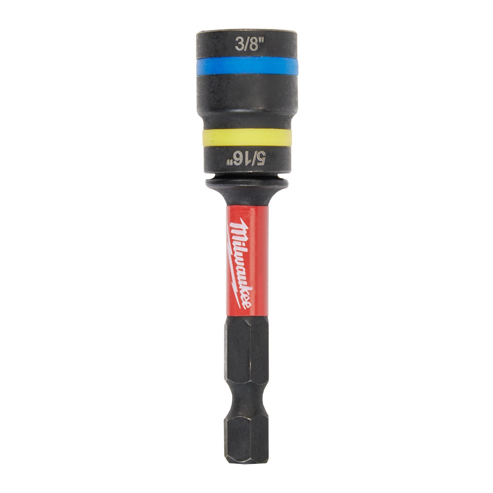 Milwaukee SHOCKWAVE Impact Duty5/16" and 3/8" x 2-1/2" QUIK-CLEAR2-in-1 Magnetic Nut Driver BULK 25 - Ace Tool Group - Milwaukee