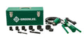 Greenlee 7606SB 11-Ton Hydraulic Knockout Kit with Foot Pump and Slug-Buster® 1/2" - 2" - Ace Tool Group - Greenlee