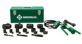 Greenlee 7610SB 11-Ton Hydraulic Knockout Kit with Foot Pump and Slug-Buster® 1/2" - 4" - Ace Tool Group - Greenlee