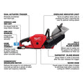 Milwaukee 2786-20 M18 FUEL 9" Cut-Off Saw w/ ONE-KEY Bare Tool - Ace Tool Group - Milwaukee