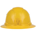 Klein 60262 Hard Hat, Vented, Full Brim, Yellow - Ace Tool Group - Klein
