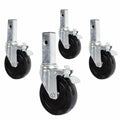 MetalTech I-C4CAS5 5 Inch Caster with Lock (4-Pack) - Ace Tool Group - Metaltech