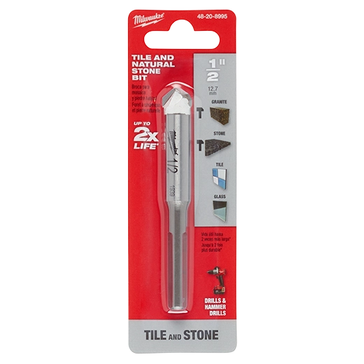 Milwaukee 48-20-8995 1/2" Natural Stone Bit 5 Pack - Ace Tool Group - Milwaukee