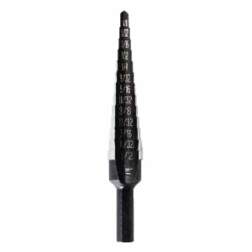Irwin 10231 Step Drill Bit 1/8-Inch To 1/2-Inch Step 1/4-Inch Shank - Ace Tool Group - Irwin