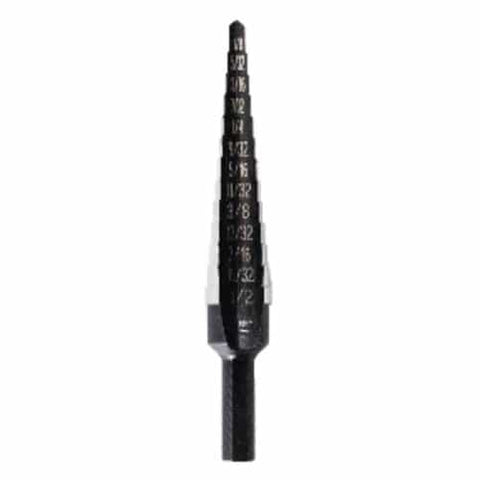 Irwin 10231 Step Drill Bit 1/8-Inch To 1/2-Inch Step 1/4-Inch Shank - Ace Tool Group - Irwin
