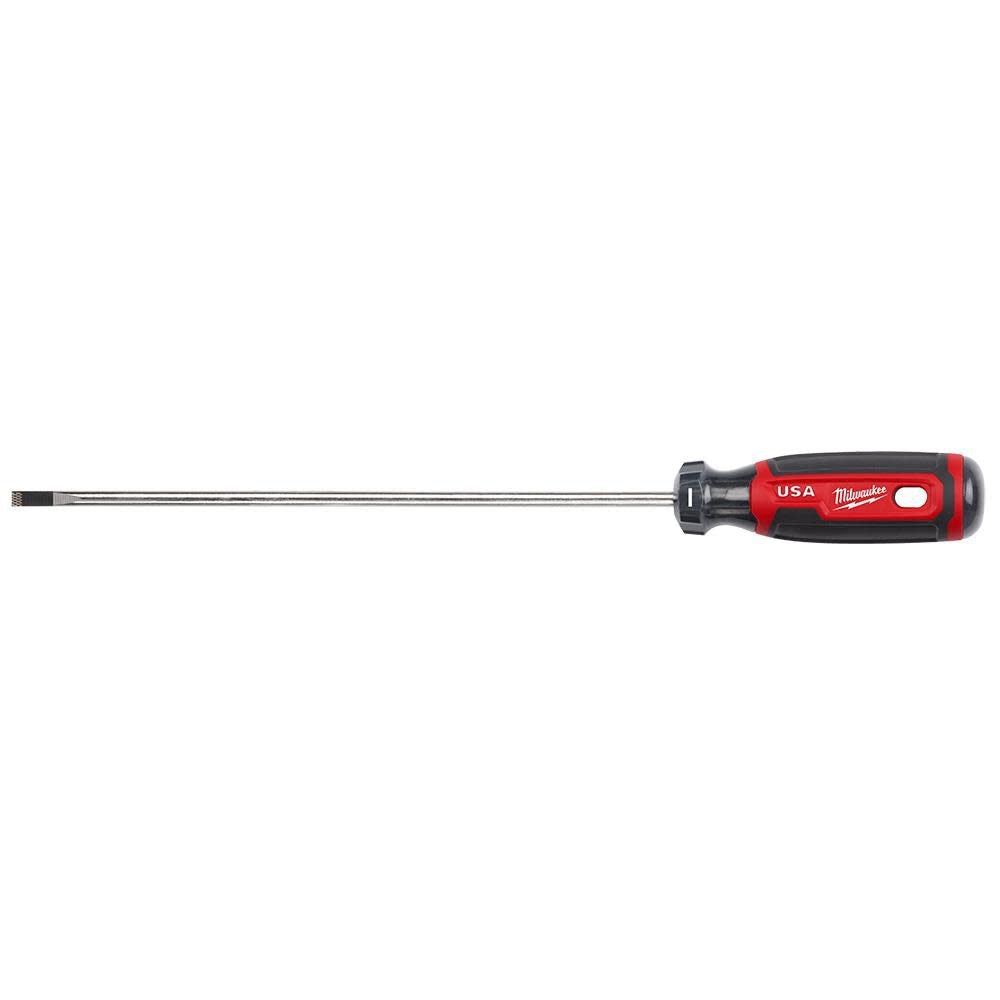 Milwaukee MT213 3/16" Cabinet 8" Cushion Grip Screwdriver (USA) - Ace Tool Group - Milwaukee