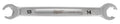 Milwaukee 45-96-8352 13mm X 14mm Double End Flare Nut Wrench - Ace Tool Group - Milwaukee