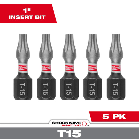 Milwaukee 48-32-4628 SHOCKWAVE T15 Driver Bits 3 Pack - Ace Tool Group - Milwaukee