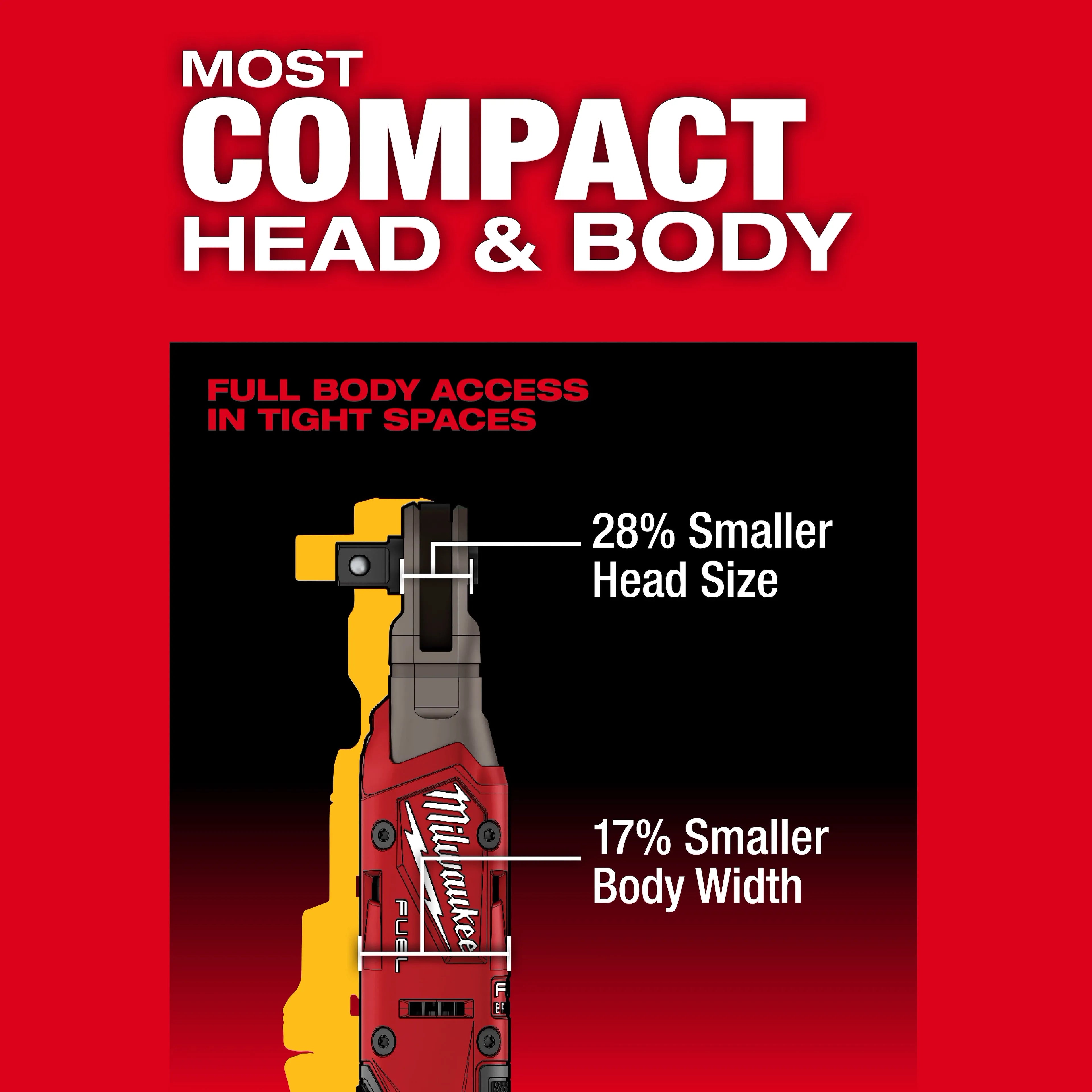Milwaukee 3054-21 M12 FUEL™ 1/2" Ratchet Kit
