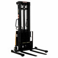 Vestil SL-137-AA Adjustable Stacker W/Powered Lift 137 In - Ace Tool Group - Vestil