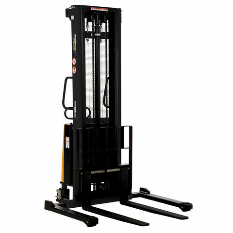 Vestil SL-137-AA Adjustable Stacker W/Powered Lift 137 In - Ace Tool Group - Vestil