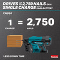 Makita XNB05Z 18V LXT 2-1/2 Straight Finish Nailer - Ace Tool Group - Makita