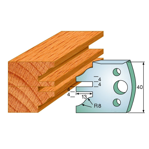 CMT 690.097 Pair of Profiled Knives for Shaper Cutters - Ace Tool Group - CMT