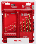 Milwaukee 48-89-0011 THUNDERBOLT Titanium Coated Drill Bit Set -14 pc - Ace Tool Group - Milwaukee