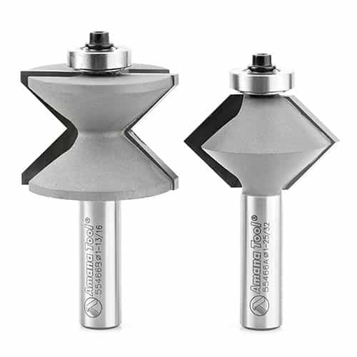 Amana Tool 55466 90 Degree Edge Banding Bit Set - Ace Tool Group - Amana Tool