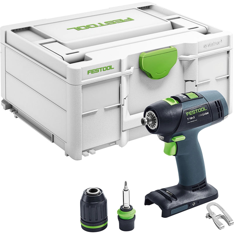 Festool 577607 Cordless drill T 18+3-Basic US - Ace Tool Group - Festool