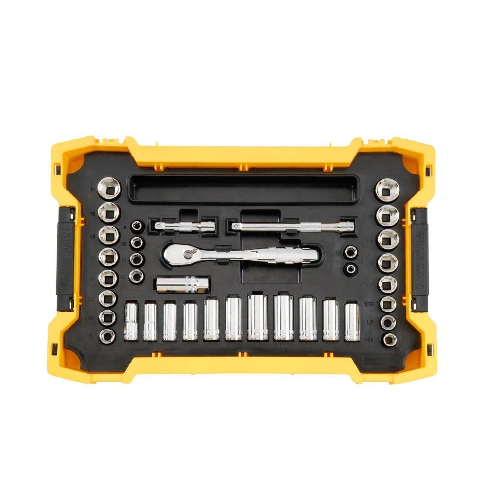 Dewalt Dwmt45400 37 Pc. 3/8 In. Drive Socket Set - Ace Tool Group - DeWalt