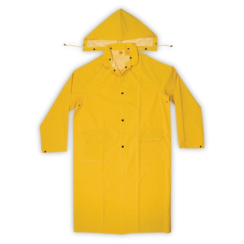 Custom LeatherCraft R1054X 2 Piece Heavyweight PVC Trench Coat - Ace Tool Group - Custom Leathercraft