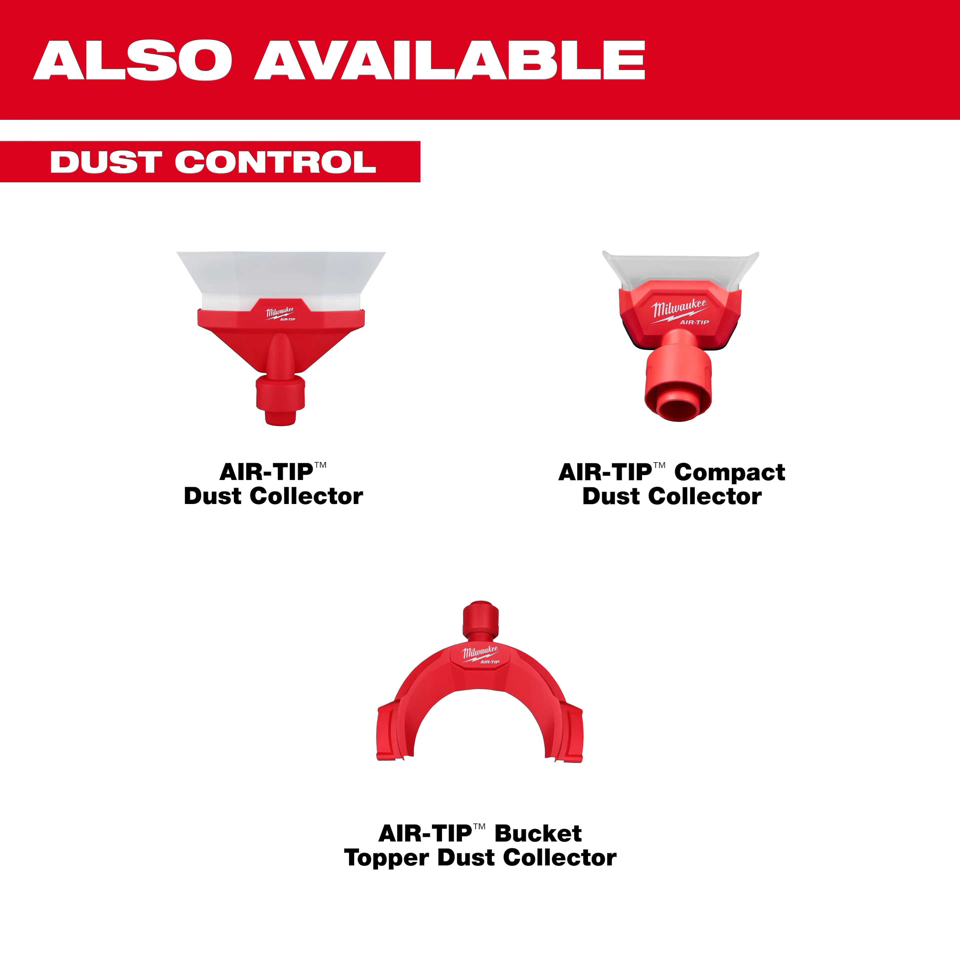 Milwaukee 49-90-2041 AIR-TIP™ Bucket Topper Dust Collector - Ace Tool Group - Ace Tool Group