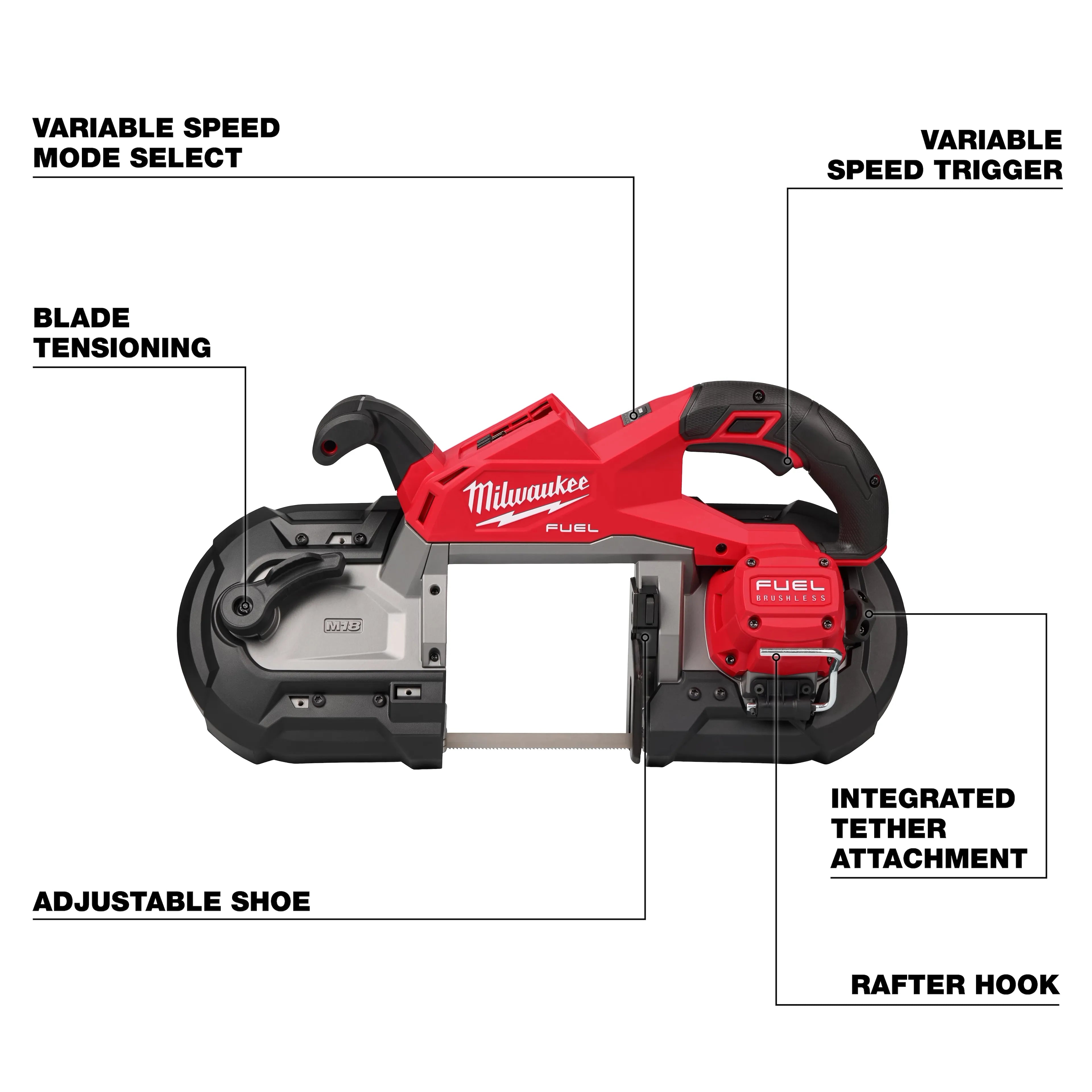 Milwaukee 2929-20 M18 FUEL Deep Cut Band Saw - Ace Tool Group - Milwaukee