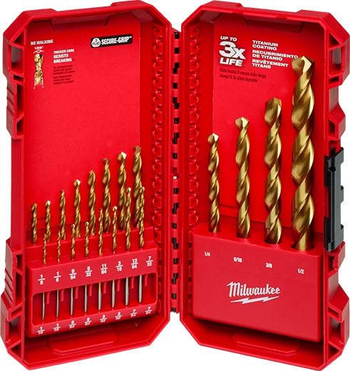 Milwaukee 48-89-1105 THUNDERBOLT Titanium Drill Bit Set - 20PC - Ace Tool Group - Milwaukee