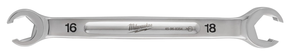 Milwaukee 45-96-8354 16mm X 18mm Double End Flare Nut Wrench - Ace Tool Group - Milwaukee