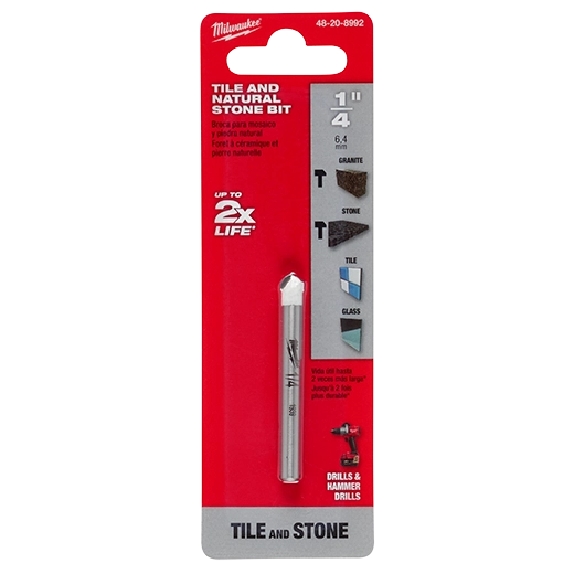 Milwaukee 48-20-8992 1/4" Natural Stone Bit 5 Pack - Ace Tool Group - Milwaukee