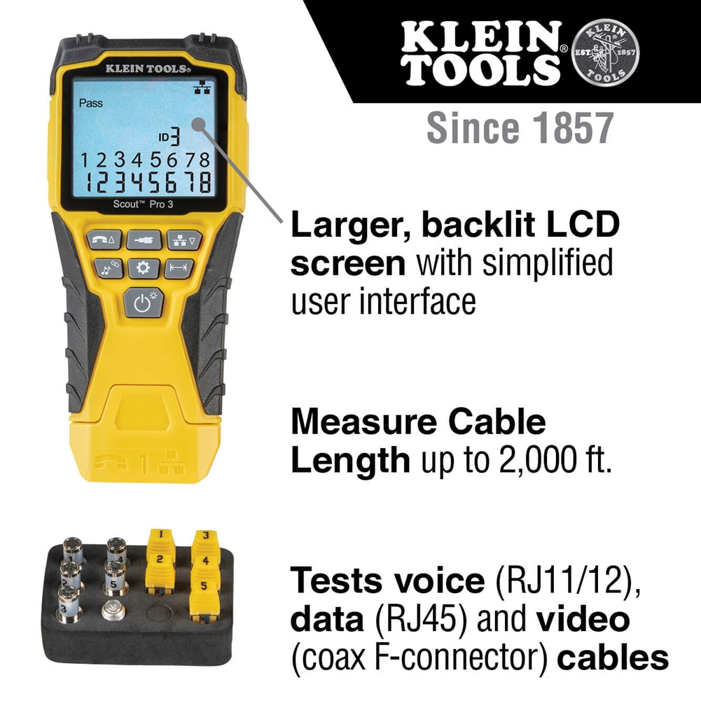 Klein VDV501-851 Scout Pro 3 Tester Starter Kit - Ace Tool Group - Klein