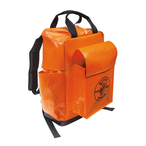 Klein 5185ORA Tool Bag Backpack, 18-Inch, Orange - Ace Tool Group - Klein