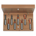 Cmt 800.501.11 8 Piece Dovetail & Straight Bit Set - Ace Tool Group - CMT